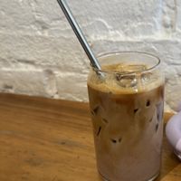 blackbird latte  at Bird & Branch in New York City