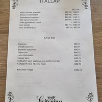 Drinks II at Bojtorina Vegan Kitchen in Sopron