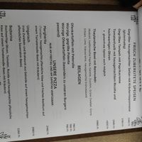 Speisekarte at Bojtorina Vegan Kitchen in Sopron