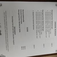 Speisekarte at Bojtorina Vegan Kitchen in Sopron