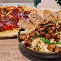 Massive portions at Bojtorina Vegan Kitchen in Sopron