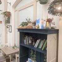 Interior at Bojtorina Vegan Kitchen in Sopron