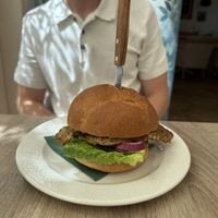 Seitan Burger   at Bojtorina Vegan Kitchen in Sopron