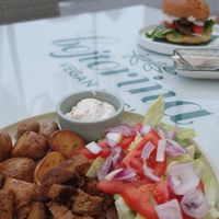 Gyrosteller at Bojtorina Vegan Kitchen in Sopron
