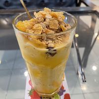 Passion fruit smoothie, 60 baht  at Heaven Burger in Chiang Rai