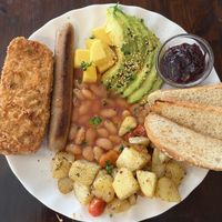 Vegan breakfast  #Veganuary at Heaven Burger in Chiang Rai