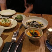 Tasting menu  at Tendril in London