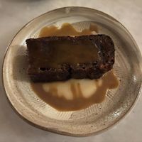 sticky toffee puddingg  at Tendril in London