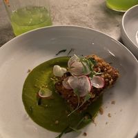 Tasting menu  at Tendril in London