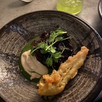 Tasting menu  at Tendril in London