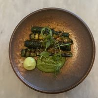 Grilled courgettes (personal favourite)  at Tendril in London