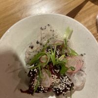 Purple potatoes   at Tendril in London