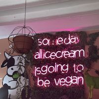 Vegan ice cream  at Madonna Vegan in Barcelona