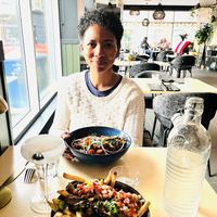 Quinoa and tofu bowl😊  at Tumi in Quebec