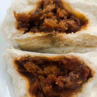 Char siew bao at Bishan Vegetarian 碧山素食 in Central Singapore