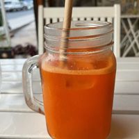 Carrot juice, $3  at Wat Bong in Siem Reap