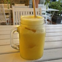 Pineapple juice, $3  at Wat Bong in Siem Reap