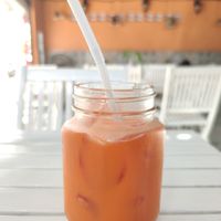 Fresh Carrot juice with ginger at Wat Bong in Siem Reap