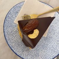 Vegan cheesecake chocolate   at Solatz by Sáez in Mallorca
