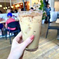 Iced chai with oat milk   at Halcyon in Dallas