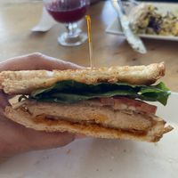Vegan Texas sandwich   at Halcyon in Dallas