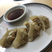 Veggie gyoza  at Tokyo Ramen in Manchester