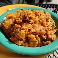 Kothu parotta at Sri Balaji Caffe in Pineville