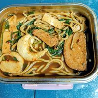 Penang Prawn Noodles 👌 at Zi Zai Vegetarian 自在齋 - Yishun in North Singapore