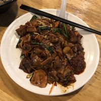 Char Kway teow at Zi Zai Vegetarian 自在齋 - Yishun in North Singapore