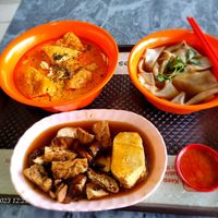 Come and support after hawker was closed for upgrading for two months. at Zhen Xin Vegetarian 真心素食 in Northeast Singapore
