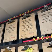 4 vegan flavors!  at Panhandle Cone & Coffee in Sandpoint