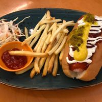 The hot dog  at Sala - Avenue K in Kuala Lumpur