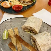 Hello Dolly Chickn Burger & BBQ Pulled Jack Burrito  at Sala - Avenue K in Kuala Lumpur