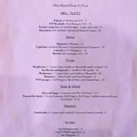 menu at Lilla in Portland