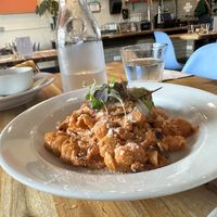 Sun-dried tomato pesto pasta   at Lilla in Portland
