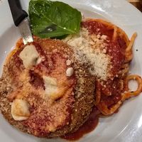 Chicken parmesan at Lilla in Portland