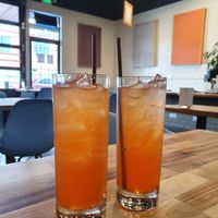 aperol spritz at Lilla in Portland