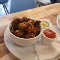 fried mushroom at Lilla in Portland