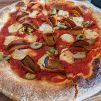 Pepperoni pizza at Lilla in Portland