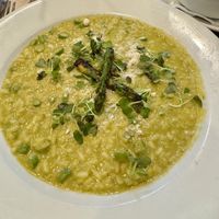 Asparagus risotto   at Lilla in Portland