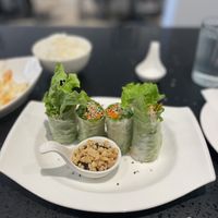 Summer rolls   at Viet Family - The Vegan House in Vancouver