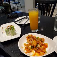 Summer Rolls and Fried Cauliflower at Viet Family - The Vegan House in Vancouver