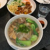 Beef Pho & Tofu Bowl  at Viet Family - The Vegan House in Vancouver