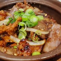 Eggplant Chicken - spicy, moist happiness at Viet Family - The Vegan House in Vancouver