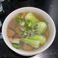 Beef pho  at Viet Family - The Vegan House in Vancouver