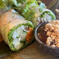 Summer rolls  at Viet Family - The Vegan House in Vancouver