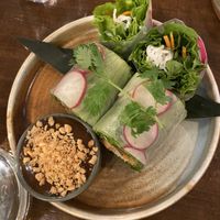 Summer rolls   at Viet Family - The Vegan House in Vancouver
