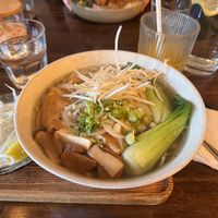 Beef pho   at Viet Family - The Vegan House in Vancouver