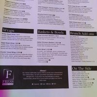 Menu 2 at Fress  in Manchester