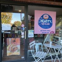 Exterior, close-up at Feasty Vegan in Morristown